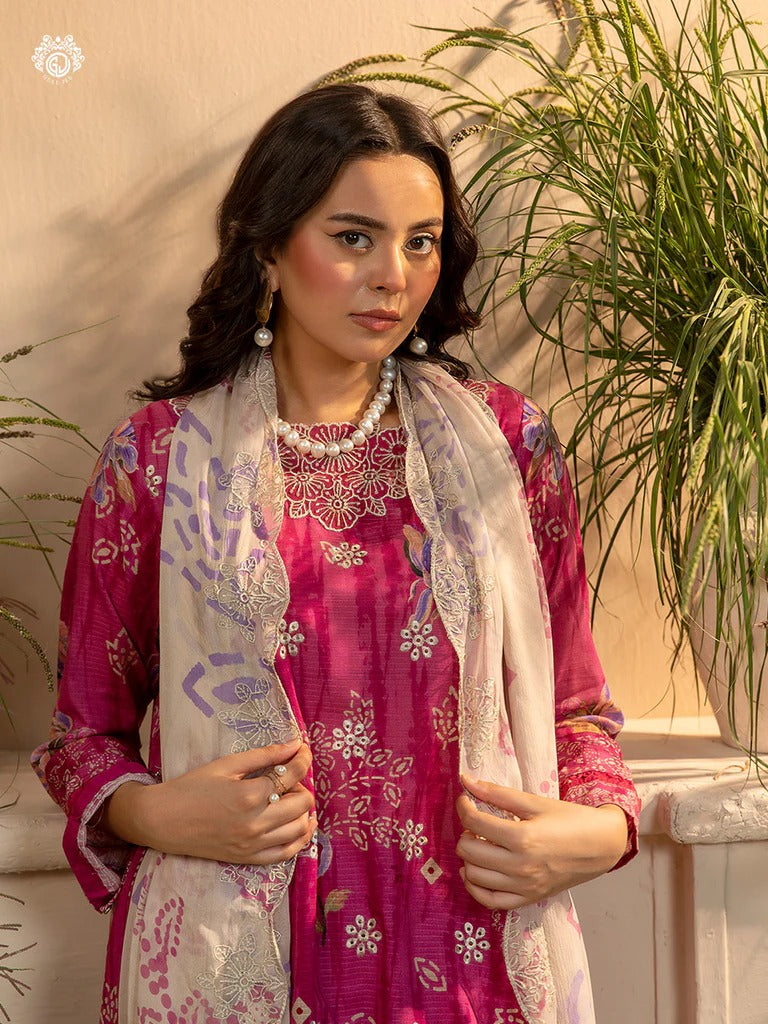 Morja By Gull Jee Vol-10 Embroidered Digital Printed Lawn Unstitched 3 Piece