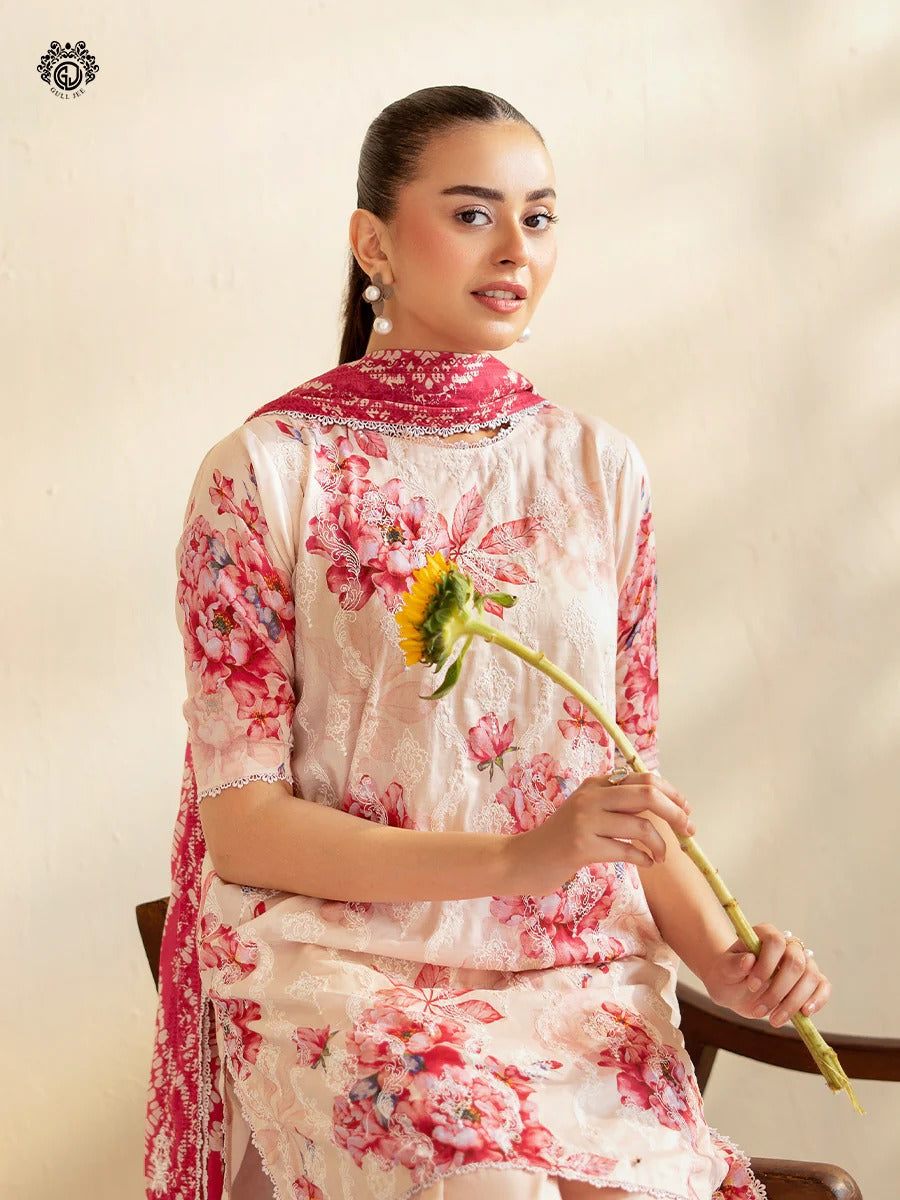 Kroma By Gull Jee Embroidered Digital Printed Lawn Unstitched 3 Piece