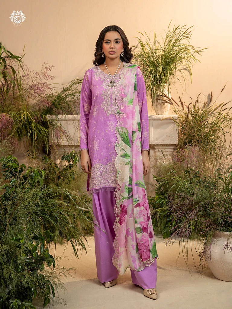 Morja By Gull Jee Vol-10 Embroidered Digital Printed Lawn Unstitched 3 Piece
