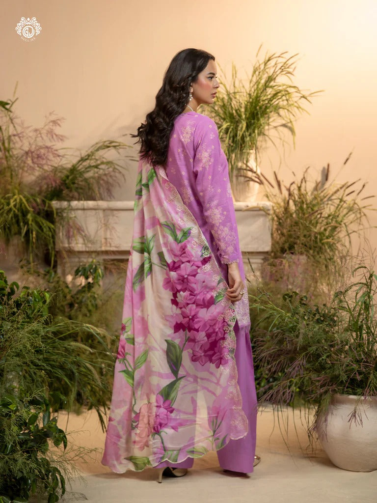 Morja By Gull Jee Vol-10 Embroidered Digital Printed Lawn Unstitched 3 Piece