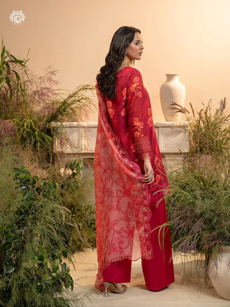 Morja By Gull Jee Vol-10 Embroidered Digital Printed Lawn Unstitched 3 Piece
