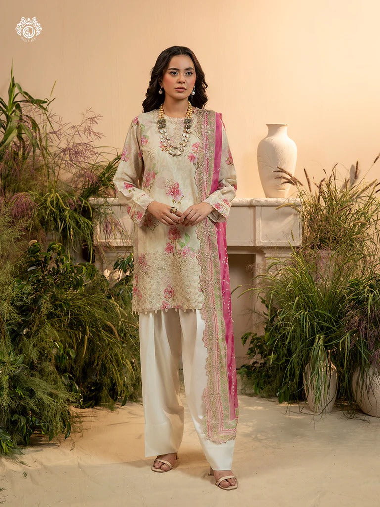 Morja By Gull Jee Vol-10 Embroidered Digital Printed Lawn Unstitched 3 Piece