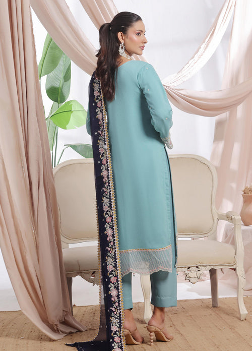 Aaina By Bin Hameed Luxury Embroidered Chiffon Unstitched 3 Piece