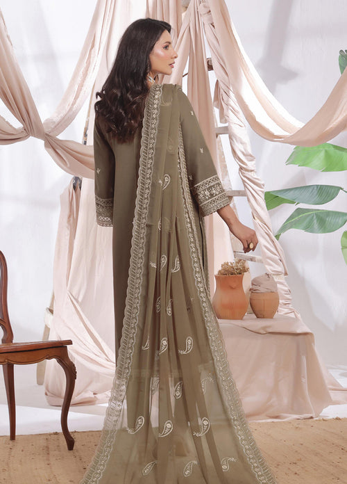 Aaina By Bin Hameed Luxury Embroidered Chiffon Unstitched 3 Piece
