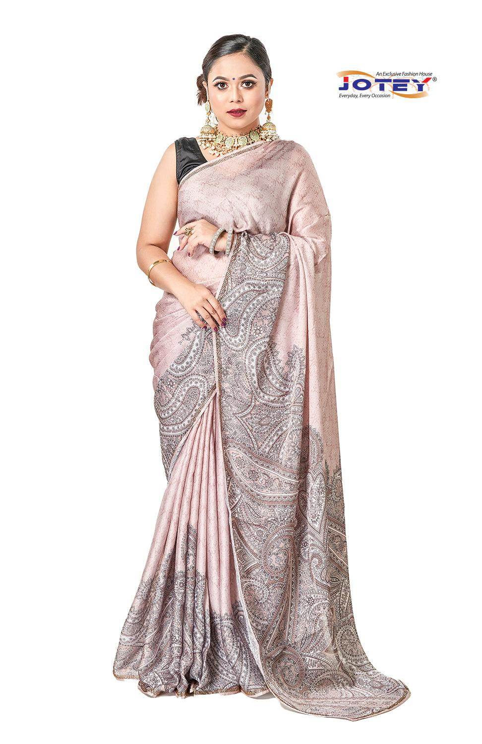 Digital Print Art Silk Saree