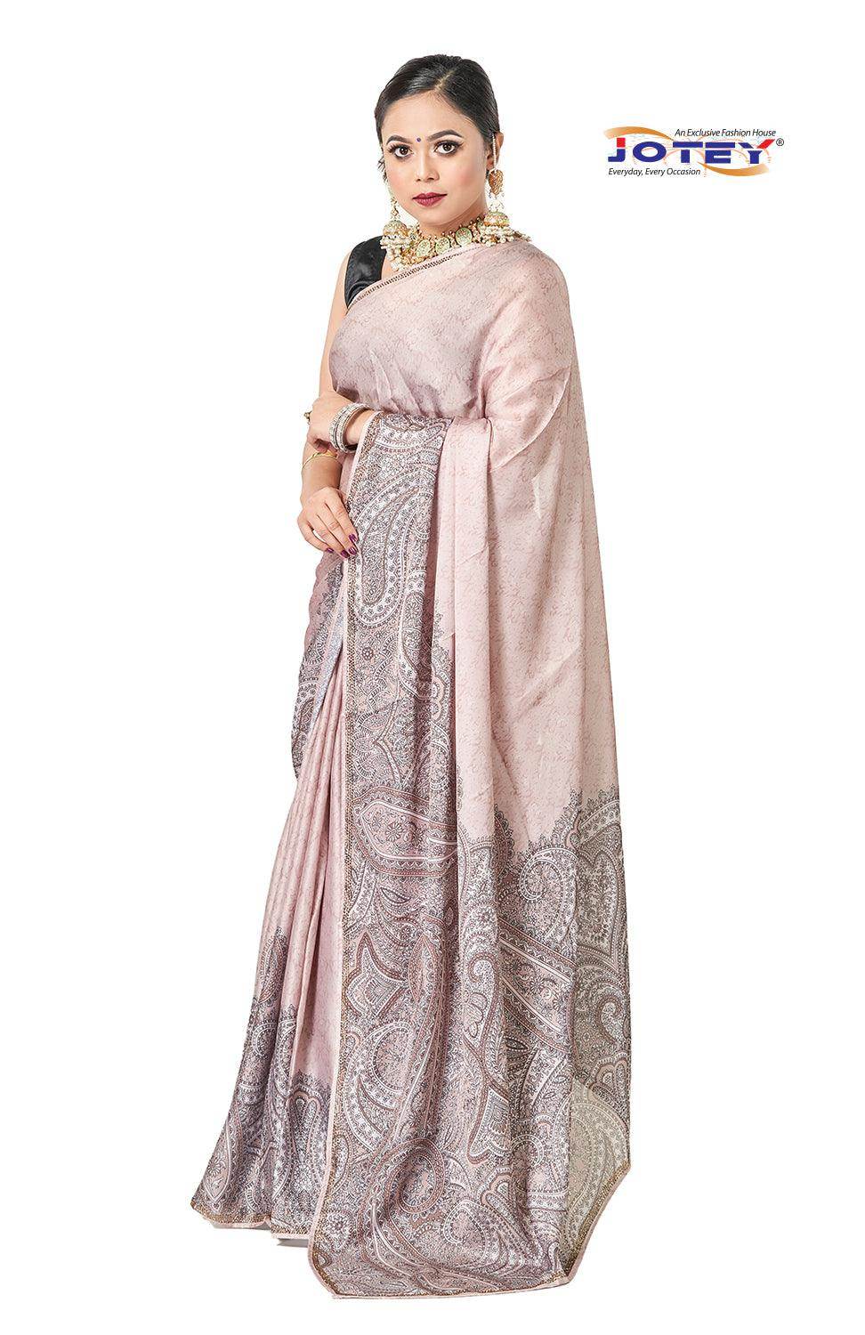 Digital Print Art Silk Saree