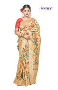 Georgette Banarasi Floral Printed Saree