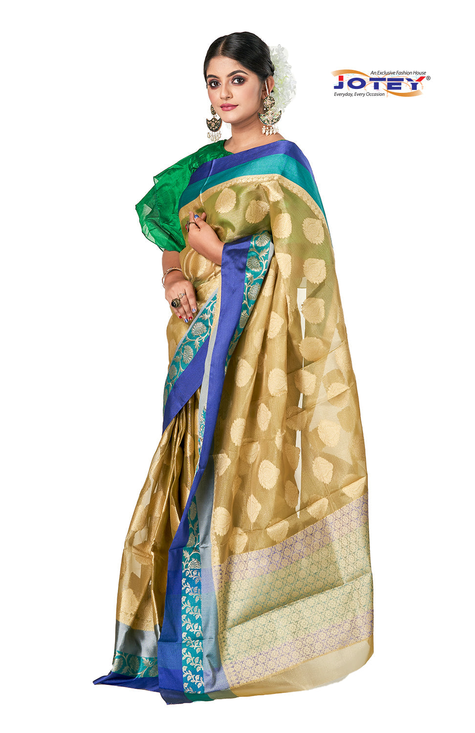 Kora Muslin Weaving Saree