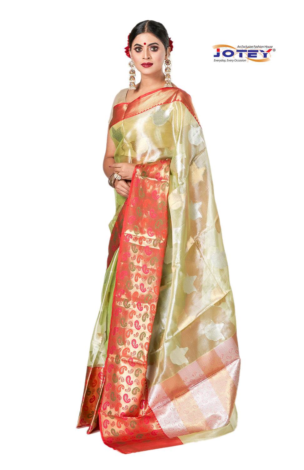 Kora Muslin Weaving Saree