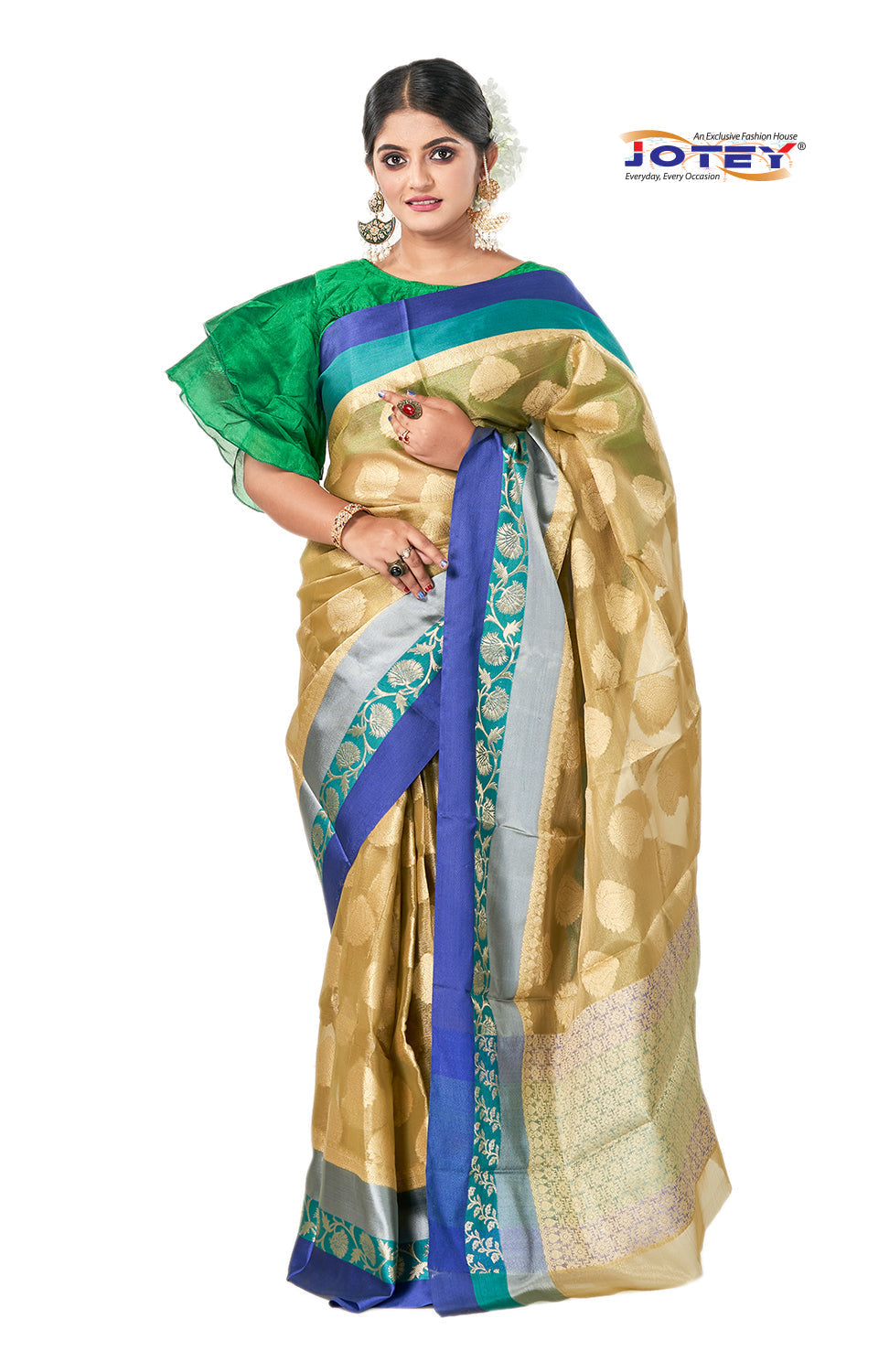 Kora Muslin Weaving Saree