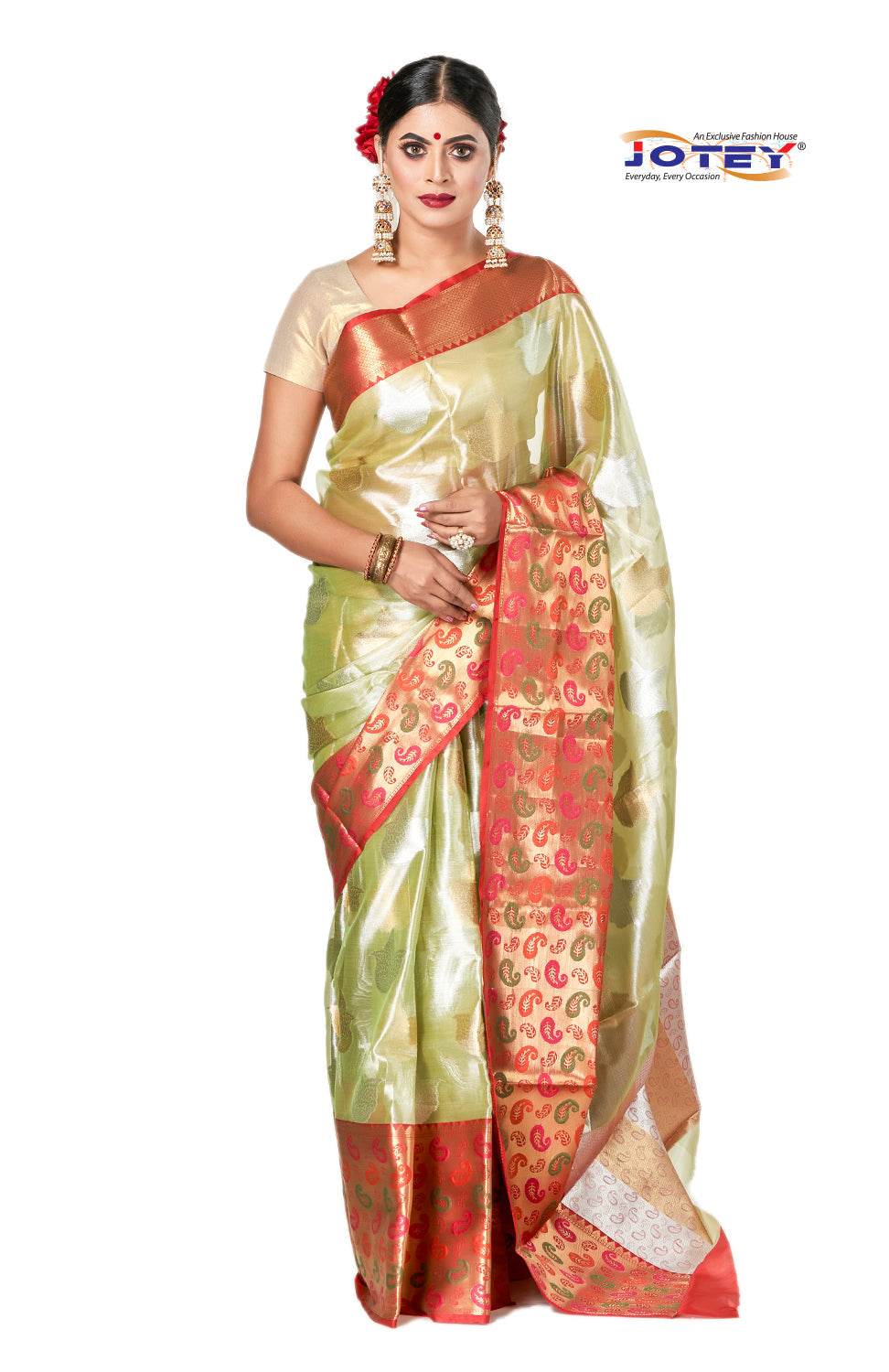 Kora Muslin Weaving Saree