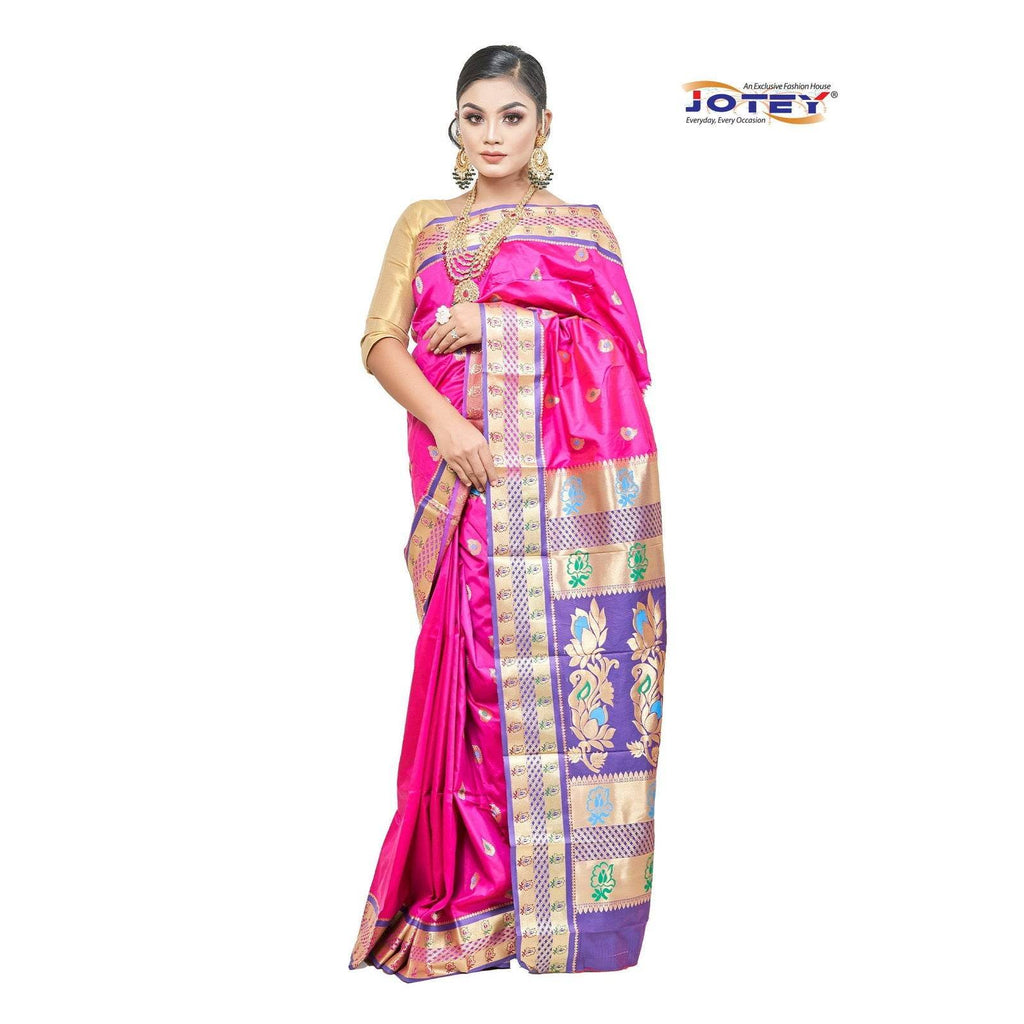 Meenakari Belgaum Katan Saree