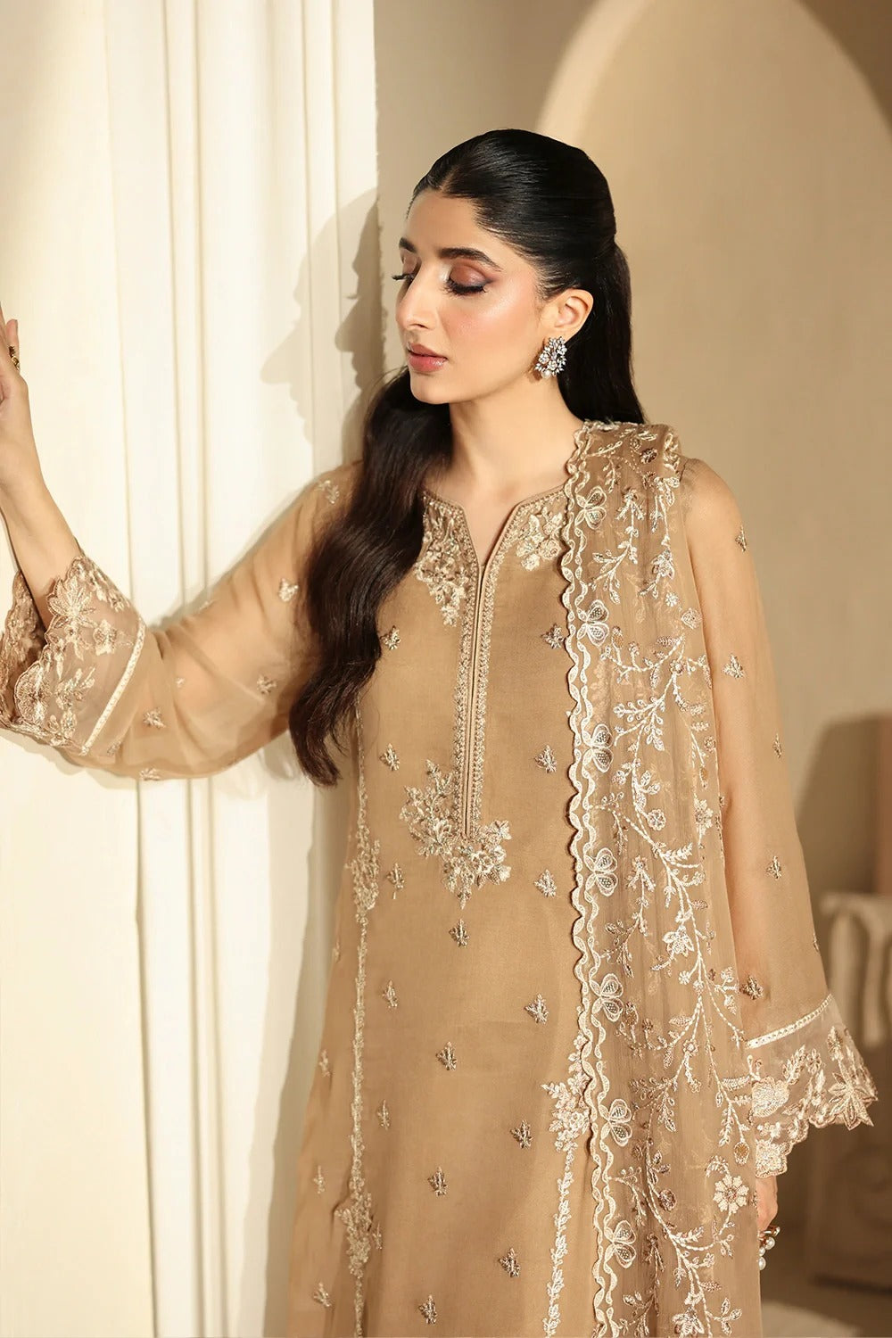 Azure Luxe Eid Edit'26 Sequins Embroidered Chiffon Unstitched 3 Piece