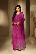 Azure Luxe Eid Edit'26 Sequins Embroidered Chiffon Unstitched 3 Piece