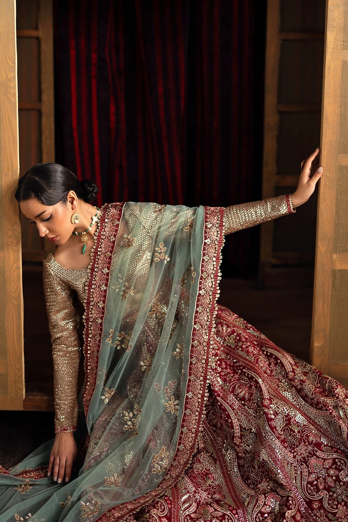 Kaashvi By Ayzel Luxury Embroidered Wedding Festive'25 Unstitched 3 Piece
