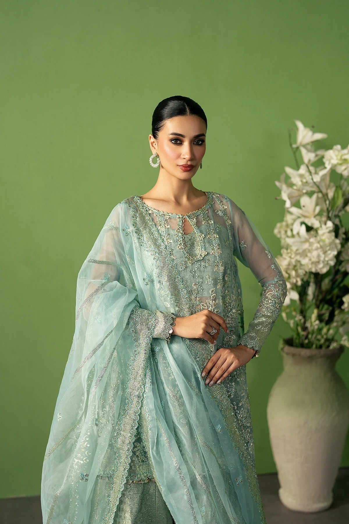 Pehli Nazar By Ayzel Luxury Embroidered EID Festive Unstitched 3 Piece