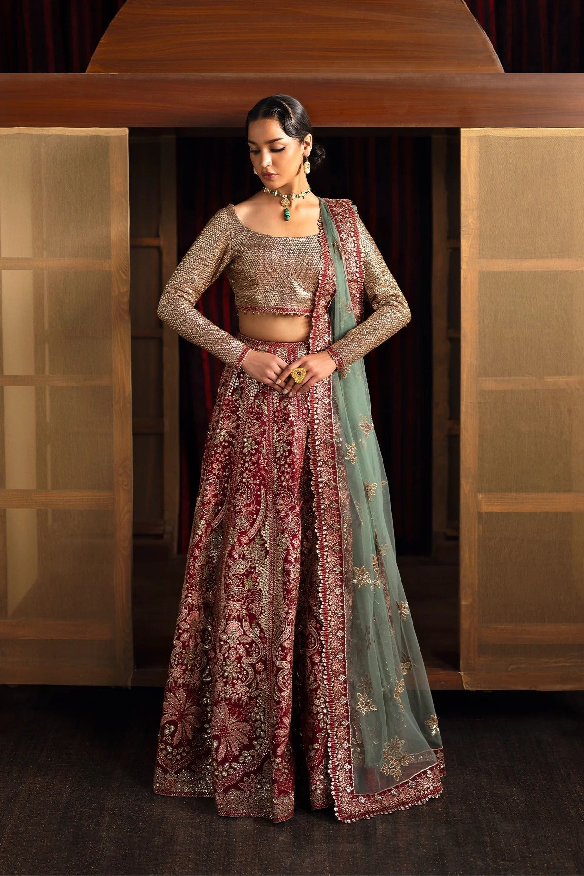 Kaashvi By Ayzel Luxury Embroidered Wedding Festive'25 Unstitched 3 Piece