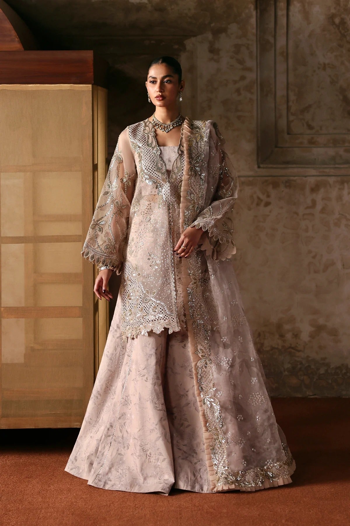 Kaashvi By Ayzel Luxury Embroidered Wedding Festive'25 Unstitched 3 Piece