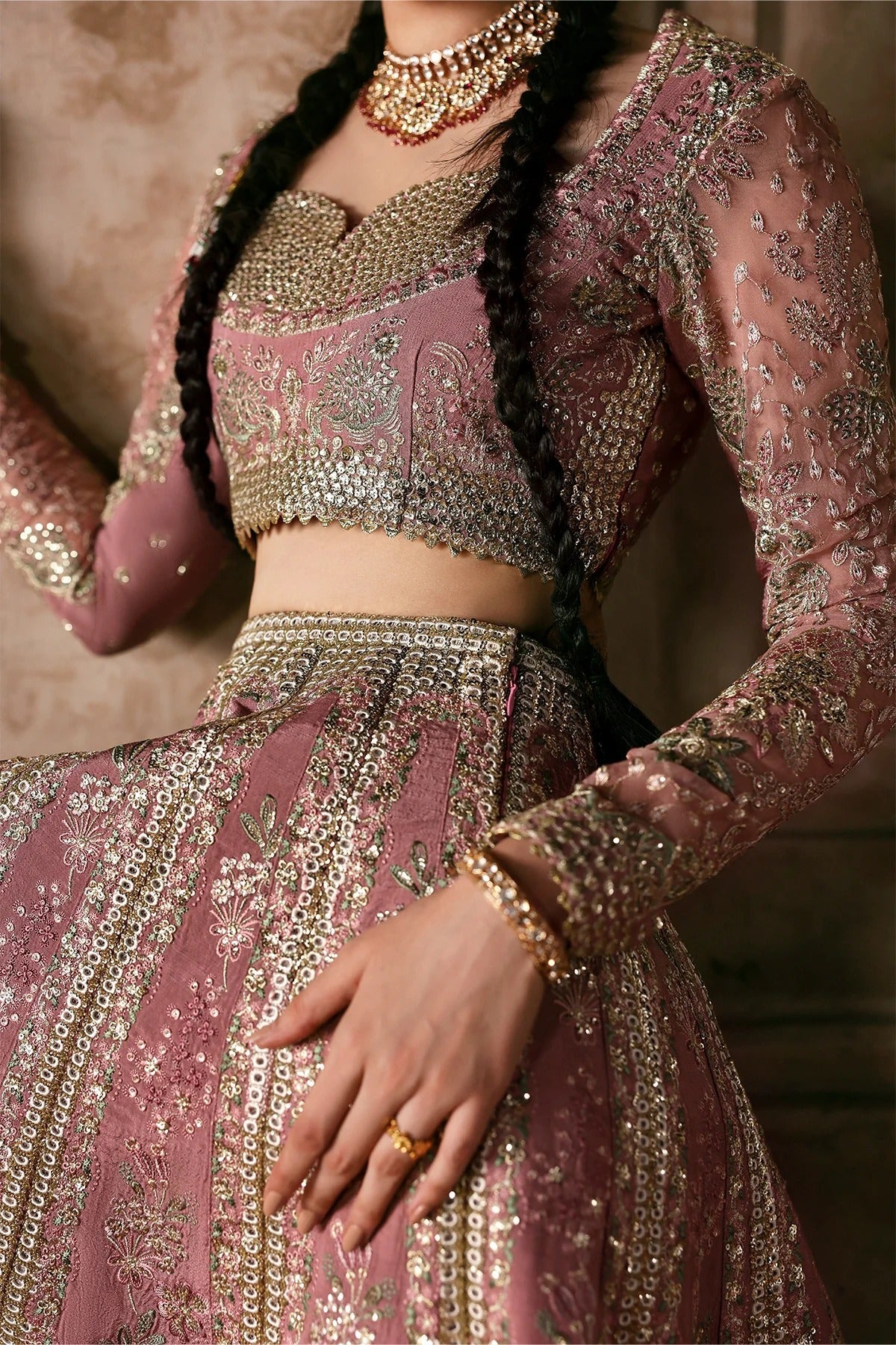 Kaashvi By Ayzel Luxury Embroidered Wedding Festive'25 Unstitched 3 Piece