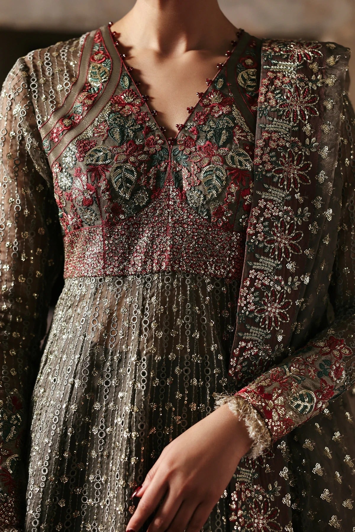 Kaashvi By Ayzel Luxury Embroidered Wedding Festive'25 Unstitched 3 Piece