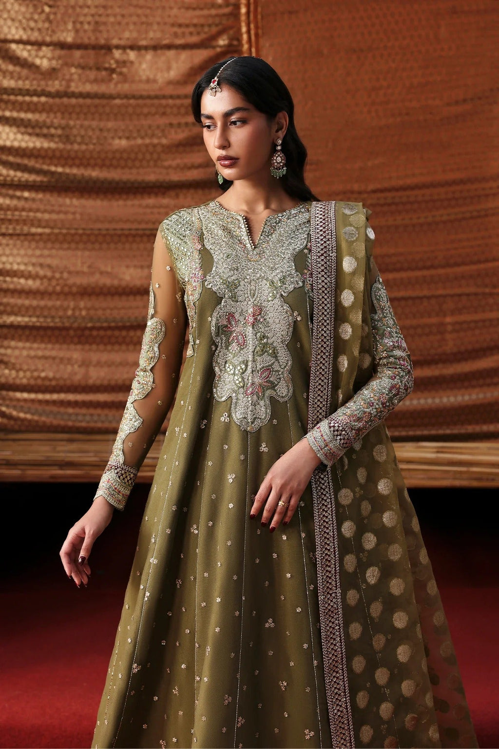 Kaashvi By Ayzel Luxury Embroidered Wedding Festive'25 Unstitched 3 Piece