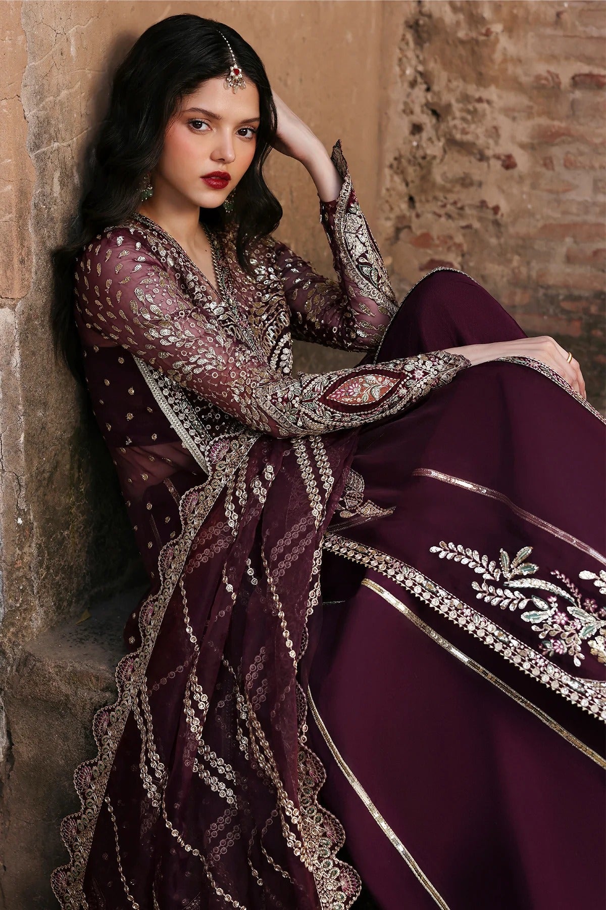 Kaashvi By Ayzel Luxury Embroidered Wedding Festive'25 Unstitched 3 Piece