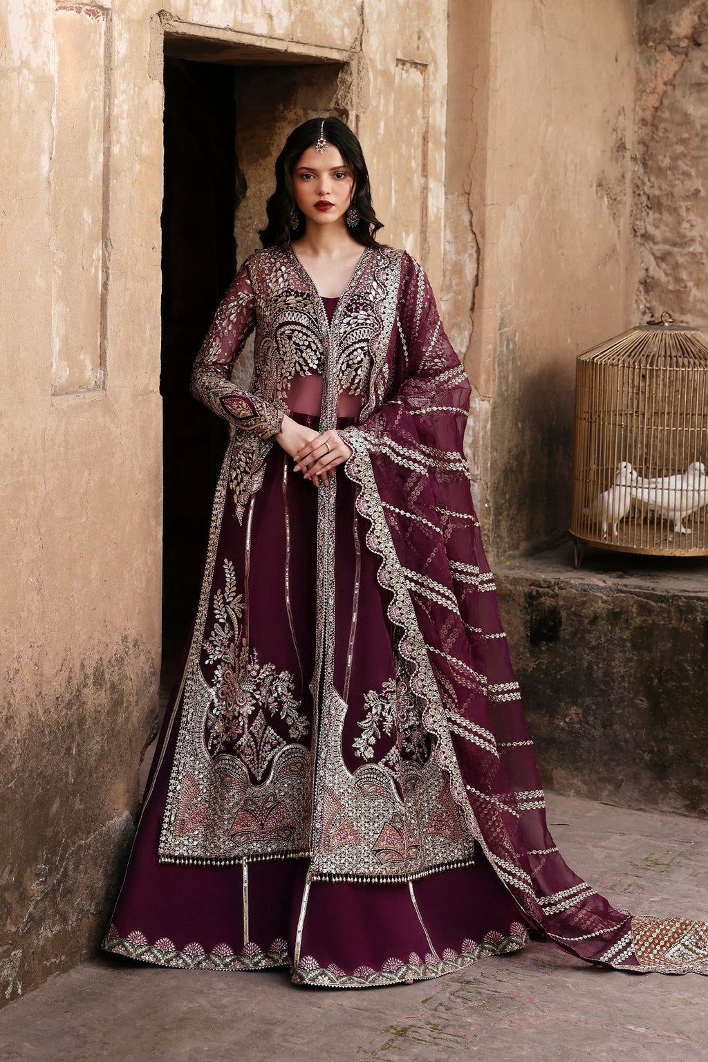 Kaashvi By Ayzel Luxury Embroidered Wedding Festive'25 Unstitched 3 Piece